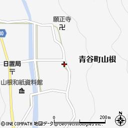鳥取県鳥取市青谷町山根587周辺の地図
