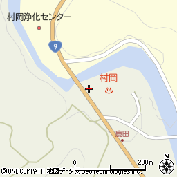 兵庫県美方郡香美町村岡区鹿田67周辺の地図