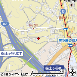 神奈川県横浜市保土ケ谷区峰沢町6周辺の地図