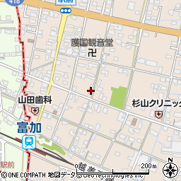 岐阜県加茂郡富加町羽生1475-2周辺の地図