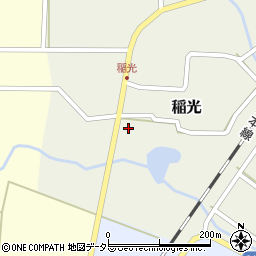 鳥取県西伯郡大山町稲光76周辺の地図