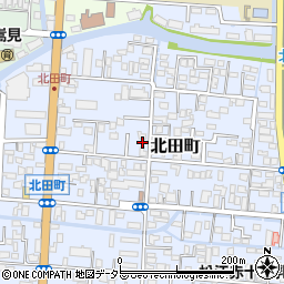 島根県松江市北田町55周辺の地図