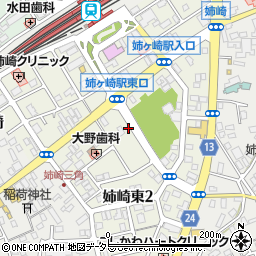 千葉県市原市姉崎東周辺の地図