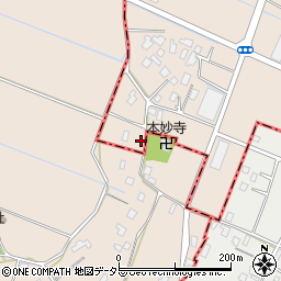 千葉県大網白里市清水252周辺の地図