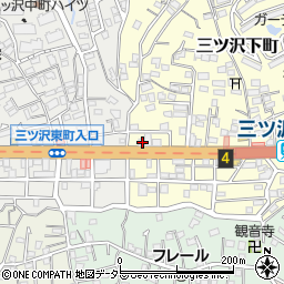 神奈川県横浜市神奈川区三ツ沢下町9-28周辺の地図