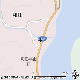 京都府舞鶴市和江178周辺の地図