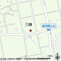 神奈川県厚木市三田1816周辺の地図