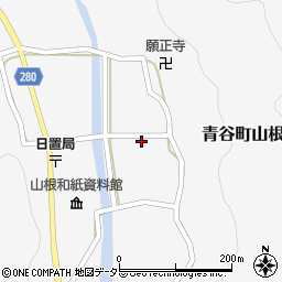 鳥取県鳥取市青谷町山根590周辺の地図