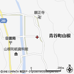 鳥取県鳥取市青谷町山根588周辺の地図
