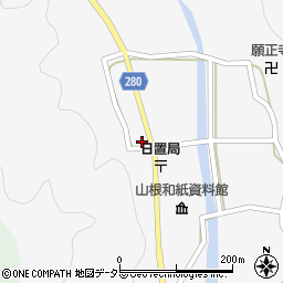 鳥取県鳥取市青谷町山根44周辺の地図