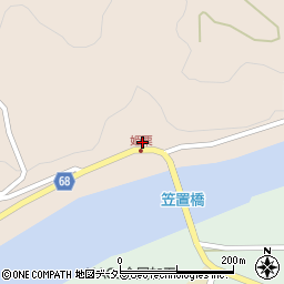 岐阜県恵那市笠置町姫栗1342周辺の地図
