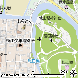 島根県松江市殿町495周辺の地図