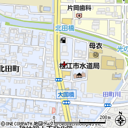 島根県松江市北田町108-1周辺の地図
