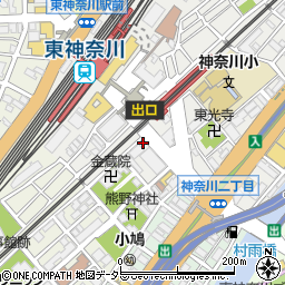 横浜らーめんいっぱち家周辺の地図