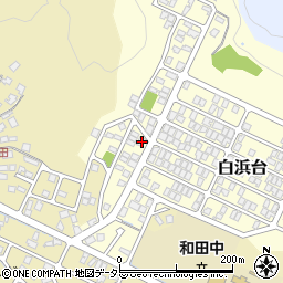 京都府舞鶴市白浜台72-25周辺の地図