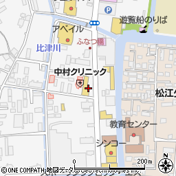トヨタカローラ島根　黒田店周辺の地図