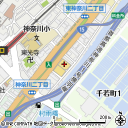 日産プリンス神奈川販売東神奈川店周辺の地図