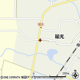 鳥取県西伯郡大山町稲光66周辺の地図