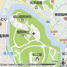 島根県松江市殿町448周辺の地図