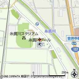 本巣市役所　糸貫川プール周辺の地図