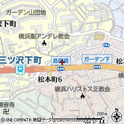 ＮＢパーキング横浜松本町駐車場周辺の地図