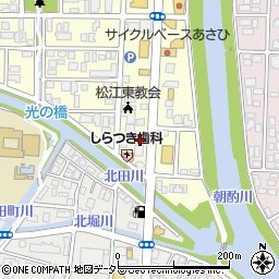 島根県松江市学園1丁目16-52周辺の地図