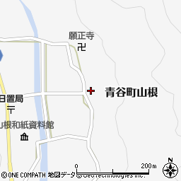 鳥取県鳥取市青谷町山根551周辺の地図