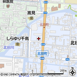 島根県松江市北田町33-1周辺の地図