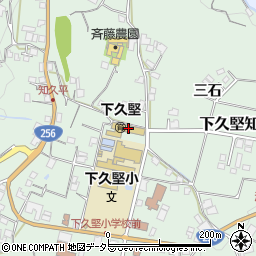 飯田市立下久堅保育園周辺の地図