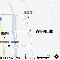 鳥取県鳥取市青谷町山根550周辺の地図