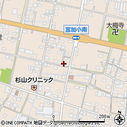 岐阜県加茂郡富加町羽生1492-1周辺の地図