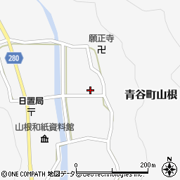 鳥取県鳥取市青谷町山根617周辺の地図