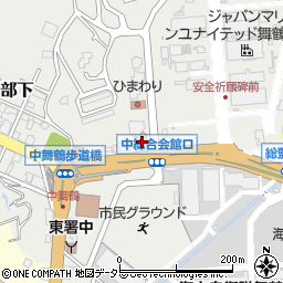 ミニストップ中舞鶴余部店周辺の地図