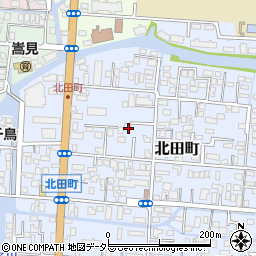 島根県松江市北田町56-14周辺の地図