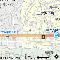 神奈川県横浜市神奈川区三ツ沢下町9-33周辺の地図