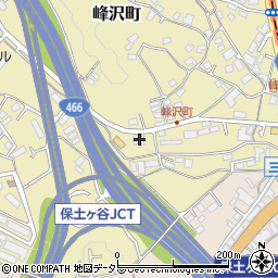 神奈川県横浜市保土ケ谷区峰沢町381周辺の地図