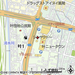 モスバーガー鳥取吉成店周辺の地図