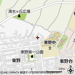 東野第四公園周辺の地図