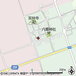 滋賀県長浜市高月町西物部406周辺の地図