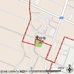 千葉県大網白里市清水484周辺の地図