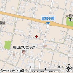 岐阜県加茂郡富加町羽生1491-2周辺の地図