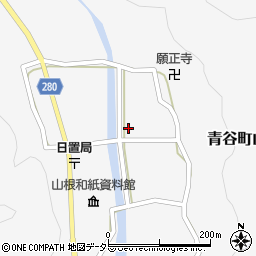 鳥取県鳥取市青谷町山根613周辺の地図