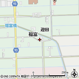岐阜県岐阜市福富迎田1022-1周辺の地図