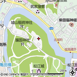 島根県松江市殿町450周辺の地図