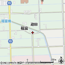 岐阜県岐阜市福富迎田1022-2周辺の地図