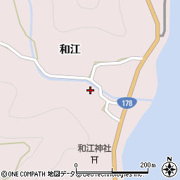 京都府舞鶴市和江204周辺の地図