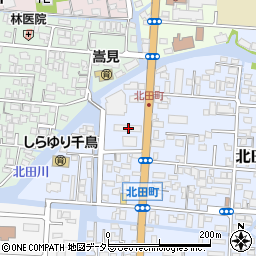 島根県松江市北田町33-3周辺の地図