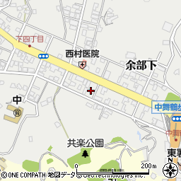 京都府舞鶴市余部下815-1周辺の地図