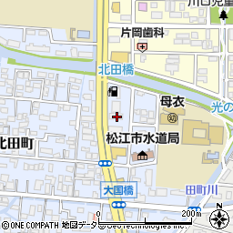 島根県松江市北田町248周辺の地図