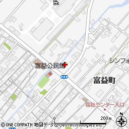 ファミリーマート米子富益町店周辺の地図
